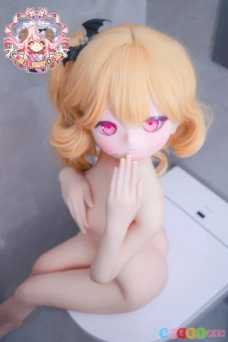 羊角社 アニメドール 貧乳 141cm AAカップ B06 サキュバス姉 ヘッド 微乳 年上 メスガキ  手描きメイク ソフトビニール製ヘッド+S-TPE製ボディ 高級ラブドール 正規新品