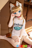 lovedoll かわいい 萌え系 二次元美少女 アニメドールビニール製ヘッド+TPEボディ MOZU 141cm バスト大 黄豆粉 