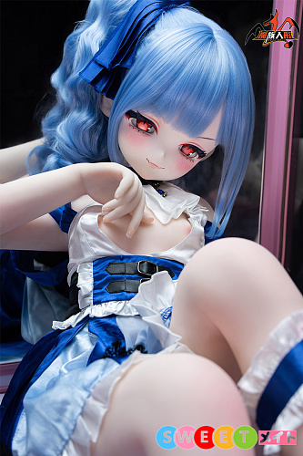 MOZU 流星 SSR級 クールな青髪美少女 アニメドール かわいい 141cm バスト大 リアルドール ビニール製ヘッド+TPEボディ