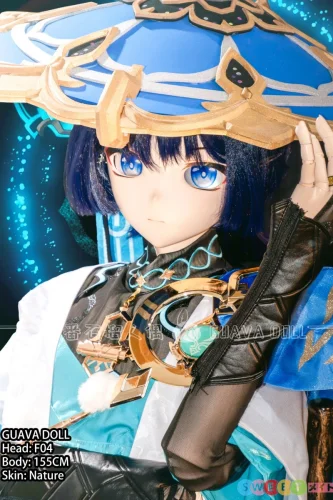 Guavadoll アニメドール 男性ボディ 155cm バスト平ら F04ヘッド 原神 キャラコスプレ 放浪者 スカラマッシュ 散兵 ビニール（PVC）ヘッドとボディ 1：1 等身大