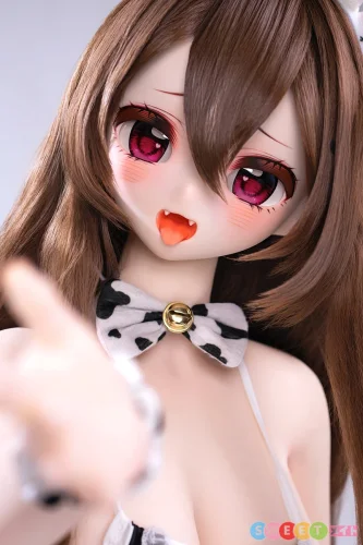 XYGO 許願谷 アニメドール 140cm Fカップ 巨乳 モーリア Moolia オリキャラ 牛娘 ソフトビニール製頭部 TPE製ボディ 宣伝画像と同じ制服も付属