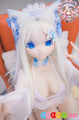 羊角社 Croissant Doll アニメドール 等身大 #B01ヘッド 155P 普乳 かわいい猫耳娘 デカールメイク ソフトビニール製ヘッド+S-TPE製ボディ