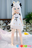 かわいい ダッチワイフ 白髪 猫耳娘 シリコンボディ MW Girl 魔物姫 85cm バスト中 鈴音
