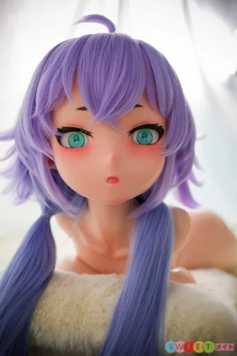 BCDOLL アニメドール 86cm トルソー Dカップ 巨乳 M03 ぶらこ 紫髪の美少女 シリコン 高級ラブドール 新品代理