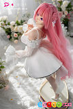フィギュア 色っぽい ピンク髪 花嫁美少女 ミニセックスドール PU製ヘッド シリコンボディ BCDOLL 桃乐丝dorothyヘッド 63cm Eカップ