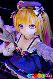 アニメドール かわいい ツインテール金髪美少女 ソフトビニール製頭部 小型セックスドール 魔物姫 库洛姆 85cm バスト中