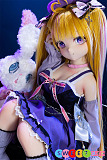 アニメドール 人気 可愛い 金髪美少女 ソフトビニール製頭部 小型セックスドール 魔物姫 库洛姆 85cm バスト中