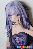 顔 アニメヘッド sexdoll セックスどーる 140cm AHR030 小岛千鹤 紫ウィッグ 人気通販 激安