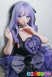 紫色のイブニングドレス 140cm Fカップ 巨乳 AHR030 小岛千鹤 ElsaBabe エロ アニメドール 等身大 軽量