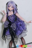 自立ラブドール アニメ調 140cm AHR030 小岛千鹤 紫ドレス お嫁さん コスプレ Elsababe かわいい 顔 人気 最新