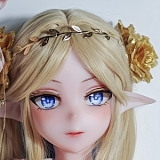 ElsaBabe アニメ 系 エルフラブドール コスプレ風 148CM-L  AHR028 西野雅代 巨乳 顔 ダッチワイフ 最新