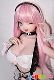 笑顔美女 アニメ系 リアルドール 148cm ElsaBabe 瞑り目 148cm Lカップ 爆乳 RAD026 竹内由紀 白い水着 制服エロドール
