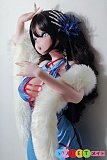 ブルー制服アニメドール ElsaBabe 巨乳 148cm RAD014 桜空翼 シリコンセックスドール