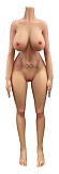 FUDOLL #32小北 OL風巨乳お姉さん 金髪リアルドール 165cm Jカップ シリコン製 口開閉機能付き 成人向け  lovedoll