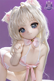 鈴(Suzu)ヘッド 112cm AAカップ 小柄白肌猫耳ロリ系フルシリコン製ラブドール