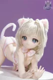 鈴(Suzu)ヘッド 112cm AAカップ 小柄白肌猫耳ロリ系リアルドール