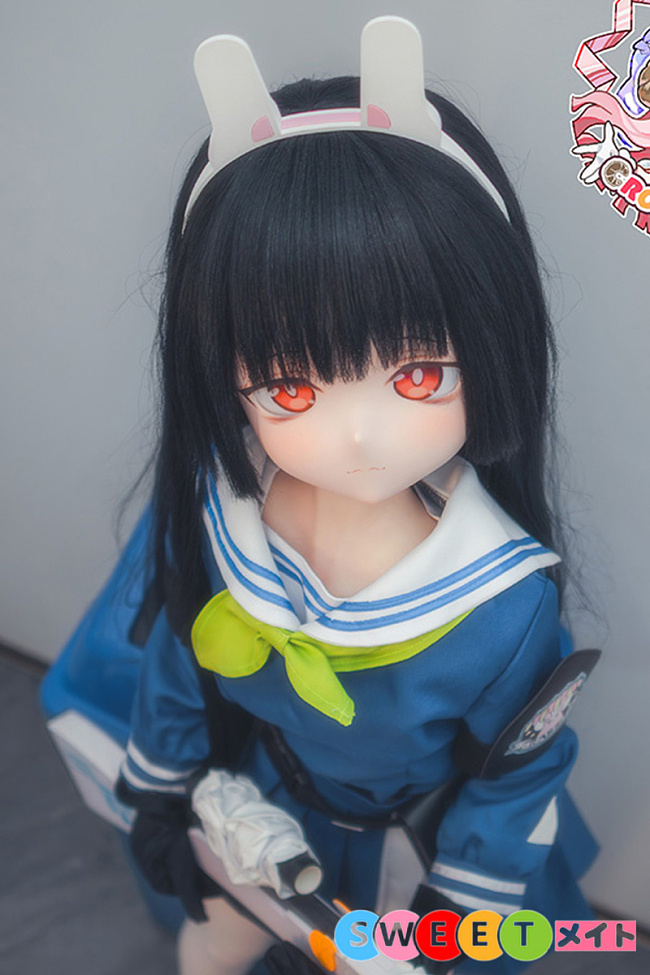 羊角社Croissant Doll アニメドール 等身大 #B02ヘッド 141cm AAカップ 垃圾兔 小柄でかわいい美少女 宣材写真のは手描きメイク ビニール製ヘッド+S-TPE製ボディ