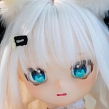 MW Girl 魔物姫 優米 銀髪ツインテールの猫耳アニメ美少女 ラブドール 85cm 普乳 バスト中 フィギュア ソフトビニール製頭部 TPEボディ