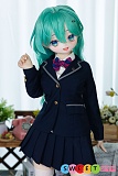 MW Girl 魔物姫 芽衣 可愛い小柄制服二次元ラブドール 115cm  普乳 ソフトビニール製頭部 シリコンボディ 軽量 セックスドール