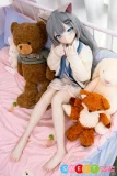 制服 可愛い 少女 ぬいぐるみ グレーヘア 大きい瞳 二次元 リアル ラブドール