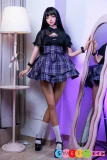 顔面偏差値高 黒ストッキング 可愛い ドレス 制服 黒髪 アダルトドール