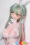 緑ウィッグ バニーラブドール コスプレ 等身大 elsababe 巨乳 AHR025 桃井光代