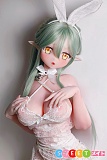 白いバニーラブドール AHR025 桃井光代 elsababe 140cm 巨乳 エロ コスプレ エルフ 漫画美女