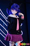 制服 ラブドール 二次元美少女 紫髪 シリコンボディ 軽量 セックスドール MW Girl 魔物姫 akiヘッド 115cm バスト中
