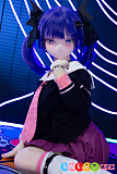 セックスドール アニメ風 カッコイイ 制服美少女 シリコンボディ 軽量 MW Girl 魔物姫 akiヘッド 115cm バスト中