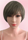 アート技研(Art-doll) NOVAシリーズ 林汐ヘッド 青い水着白肌少女 リアルドール 普乳 158cm Ｃカップ ROS機能付き シリコンヘッド TPEボディ