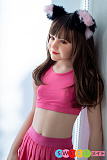 貧乳 アダルトドール かわいい 猫耳美少女 茶髪 高級 ダッチワイフ  軽量  ROS機能付き J-cute GB28ハニーヘッド 137cmバスト平