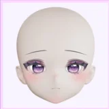 MW Girl 魔物姫 萌え系アニメヘッド単体 ソフトビニール製頭部 シリコン製ヘッド選択可能 かわいいラブドール