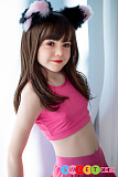 猫耳ラブドール シリコン製 かわいい笑顔の子 茶髪 高級 ダッチワイフ 貧乳 軽量  ROS機能付き J-cute GB28ハニーヘッド 137cmバスト平
