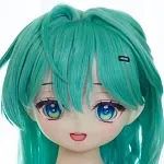 MW Girl 魔物姫 萌え系アニメヘッド単体 ソフトビニール製頭部 シリコン製ヘッド選択可能 かわいいラブドール