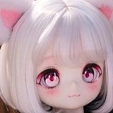 魔族人形 mozudoll 珊瑚 1/3ドール JK制服姿のピンクツインテール美少女 アニメラブドール「宣伝写真はビニールヘッド＋シリコンボディ」ミニエロドール