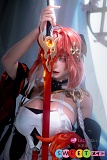 LACEDOLL『鳴潮』长离コスプレ リアルドール 口開閉 玄叶メイク① 163cm Hカップ 戦闘ガールセクシー美肌赤髪
