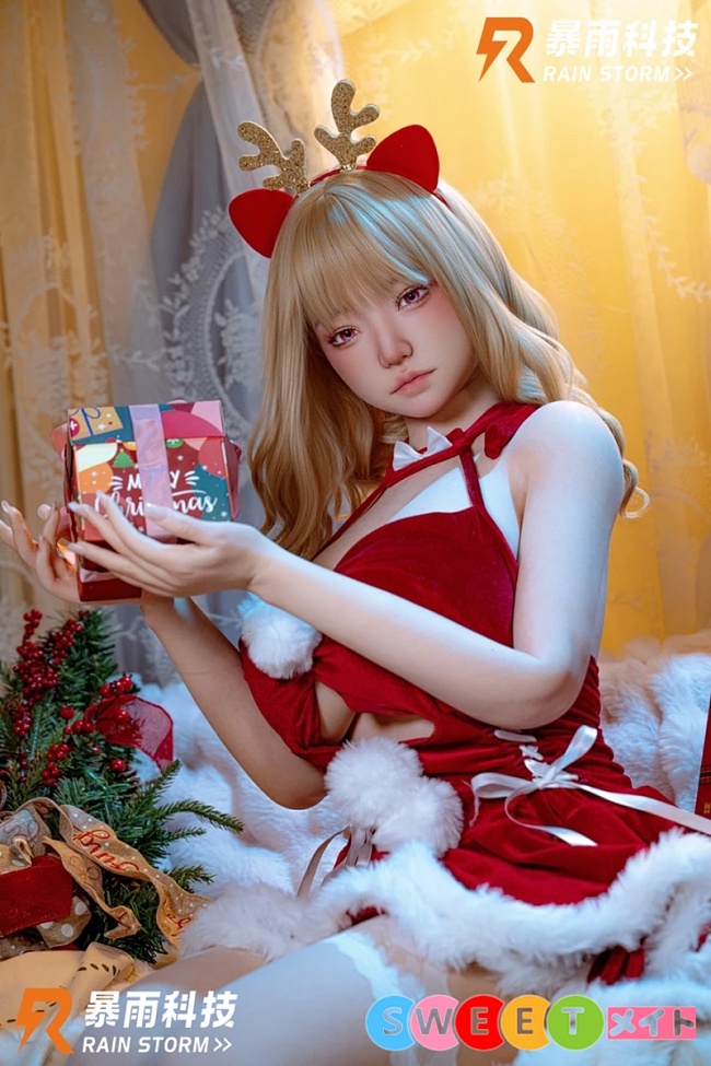 Rainstorm Doll そのこ(4番目)ヘッド 153cm Iカップ クリスマスの彼女可愛い少女誘惑 ROS機能対応可 宣材写真はシリコン製 シームレス リアルドール 爆乳 超擬真 等身大エロドール