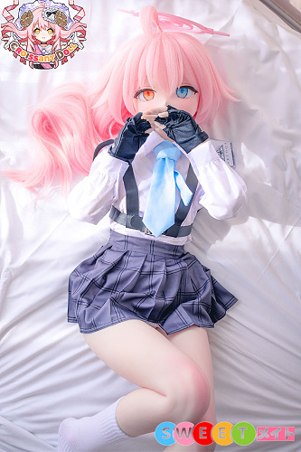 羊角社 アニメドール 貧乳 141cm AAカップ #B02 星野ヘッド 萌え系オッドアイ美少女 手描きメイク ソフトビニール製ヘッド+S-TPE製ボディ