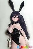 黒いバニーガール アニメ系 シリコンラブドール ElsaBabe 151cm RAD045 望月利世 表情 豊満 魅惑