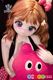 かわいいアニメドール 小柄 萌え系丸目の美少女 シリコンヘッド+ TPEボディ DOLLTA 145cm Dカップ 結愛 (Yua)ヘッド