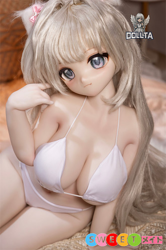 DOLLTA アニメドール 鈴(Suzu)ヘッド 135cm Gカップ 巨乳 エロ ビキニ姿の猫耳娘ラブドール シリコンヘッド+ TPEボディ