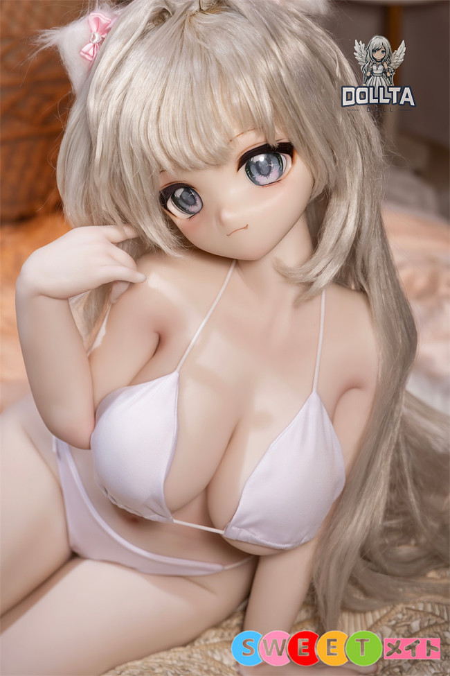 DOLLTA アニメドール 鈴(Suzu)ヘッド 135cm Gカップ 巨乳 エロ ビキニ姿の猫耳娘ラブドール シリコンヘッド+ TPEボディ