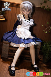 小型 セックス人形 軽い メイド美少女 シリコンヘッド TPEボディ DOLLTA 132cm AAカップ 凛 (Rin)ヘッド