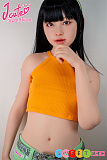 セックス人形 貧乳 小柄 かわいい美少女 シリコン製 高級 リアル人形 ROS口開閉機能付き J-cute 144cm Aカップ ADG38遥ヘッド 