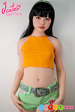 小柄 リアル人形 高級 シリコン製 清楚系美少女 ROS口開閉機能付き J-cute 144cm Aカップ ADG38遥ヘッド 