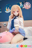 アニメ風 エロ人形 着せ恋 喜多川海夢のコスプレ 制服姿の美少女 手描きメイク 羊角社doll 155cm B07ヘッド