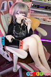 MOZU DOLL アニメドール 141cm バスト大 優愛 SSR級 地雷系女子 かわいいラブドール ソフトビニール製ヘッド+S-TPE製ボディ 等身大フィギュア