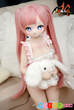 ミニラブドール 貧乳 小柄で可愛い妹系 フィギュア コスプレ風 ソフトビニールヘッド TPEボディ ラブドール MOZU DOLL 1/2 淑女体 卷卷