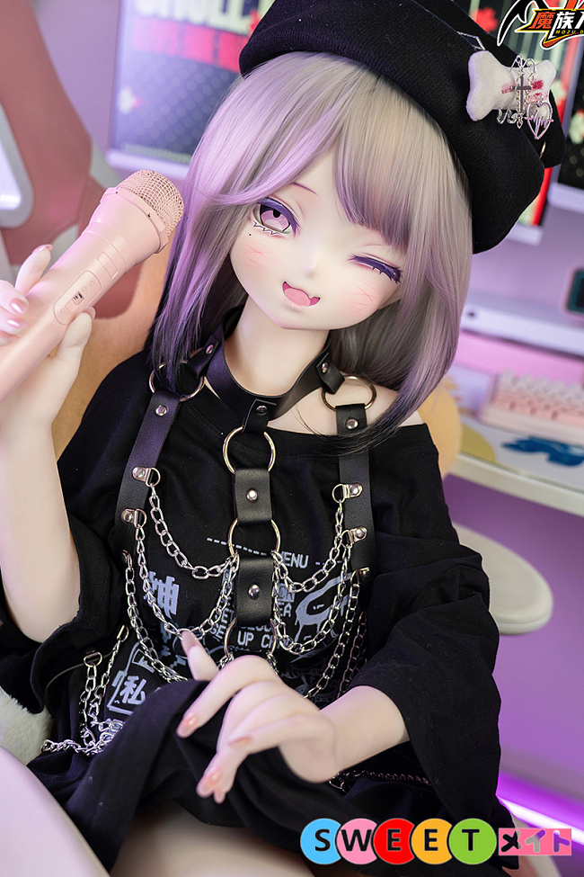 MOZU DOLL アニメドール 141cm バスト大 優愛 SSR級 地雷系女子 かわいいラブドール ソフトビニール製ヘッド+S-TPE製ボディ 等身大フィギュア