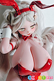 リアル人形 巨乳 かわいいバニーガール ラブドール シリコン ElsaBabe 130cm 爆乳 AHR026 桃井望